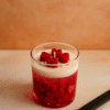 Small hearts gel wax jar candle